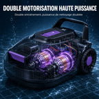 Robot de Piscine Sans Fil Double Moteur - Ma boutique